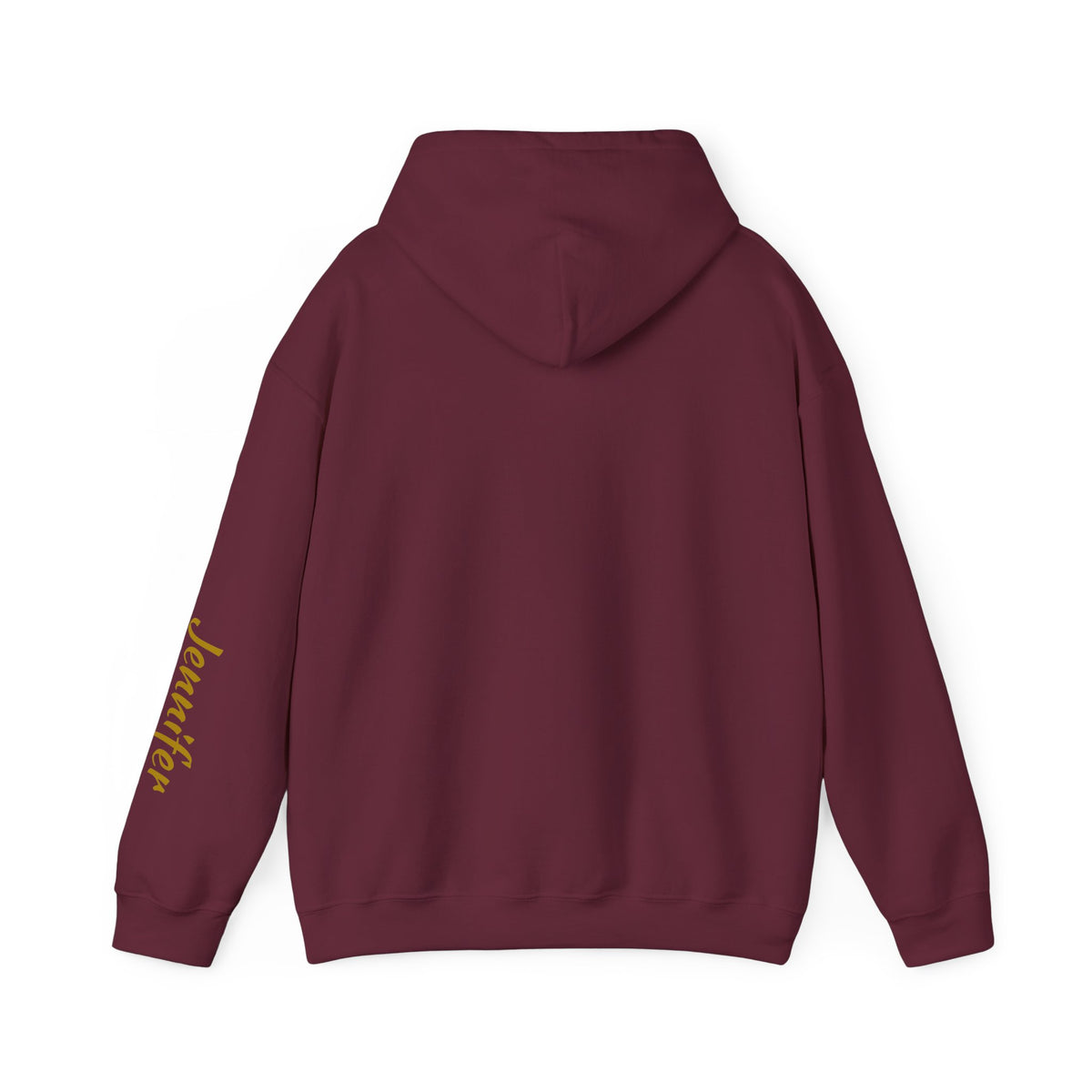 Personalized Portrait Hoodie With Custom Name & Sleeve Design