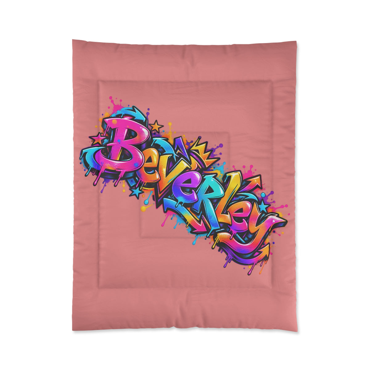 Copy of Copy of Copy of Copy of Graffiti Name Comforter — Custom 'Tommy' Street Art Bedding