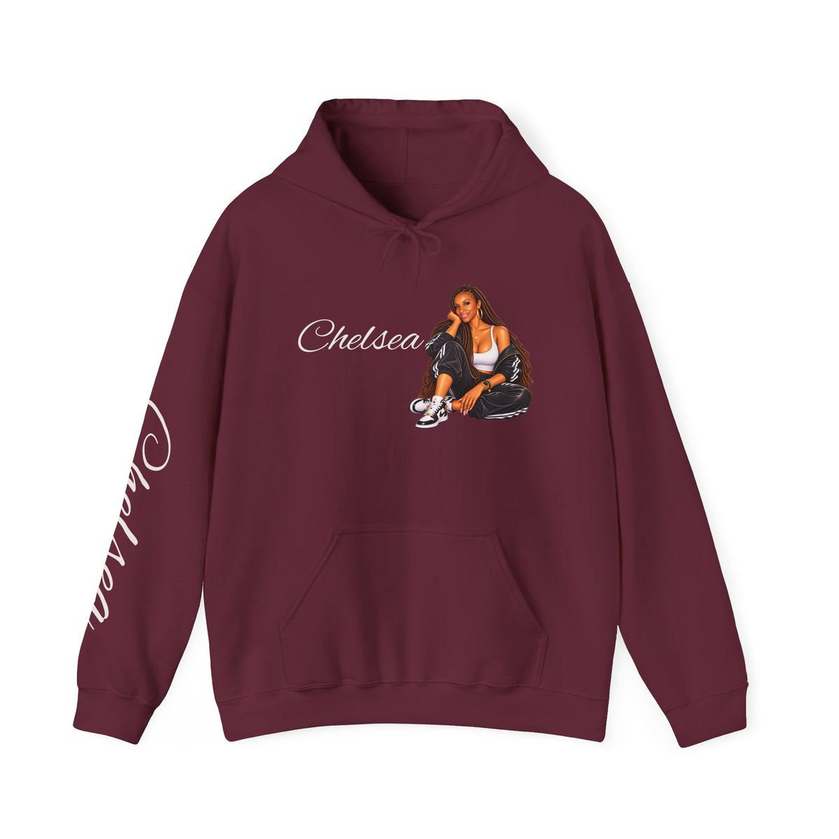 Personalized Hoodie With Your Illustrated Likeness and Name