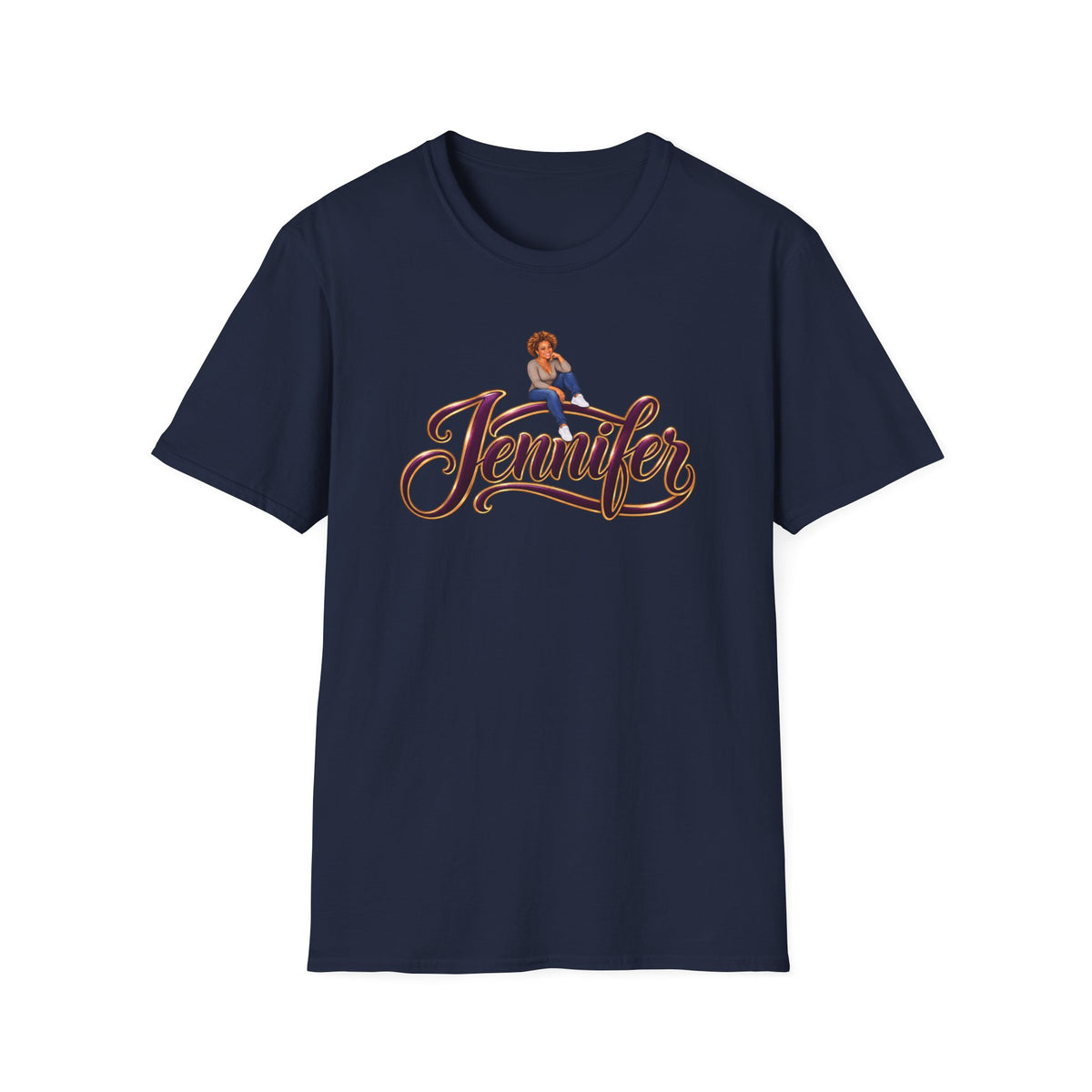 Personalized Name and Illustrated Likeness T-Shirt