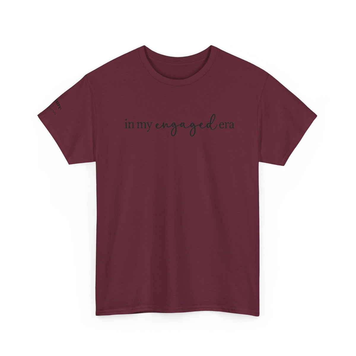 Personalized “In My Engaged Era” T-Shirt With Future Last Name