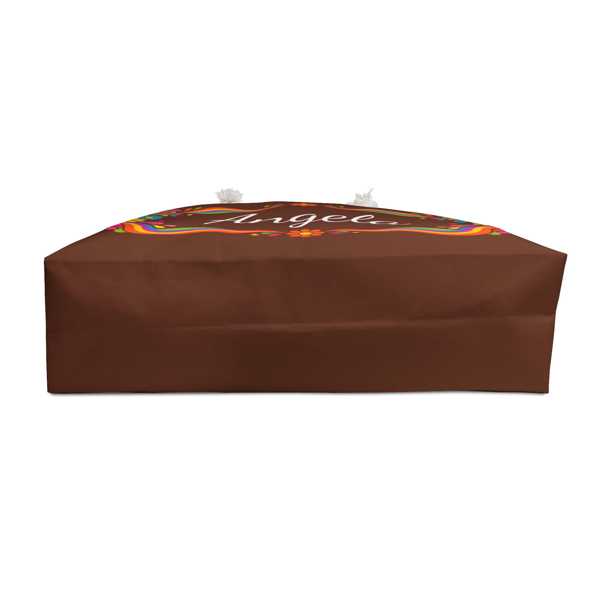 Copy of Personalized Floral Weekender Bag — Colorful Retro Flower Tote with Name (e.g., Angela)