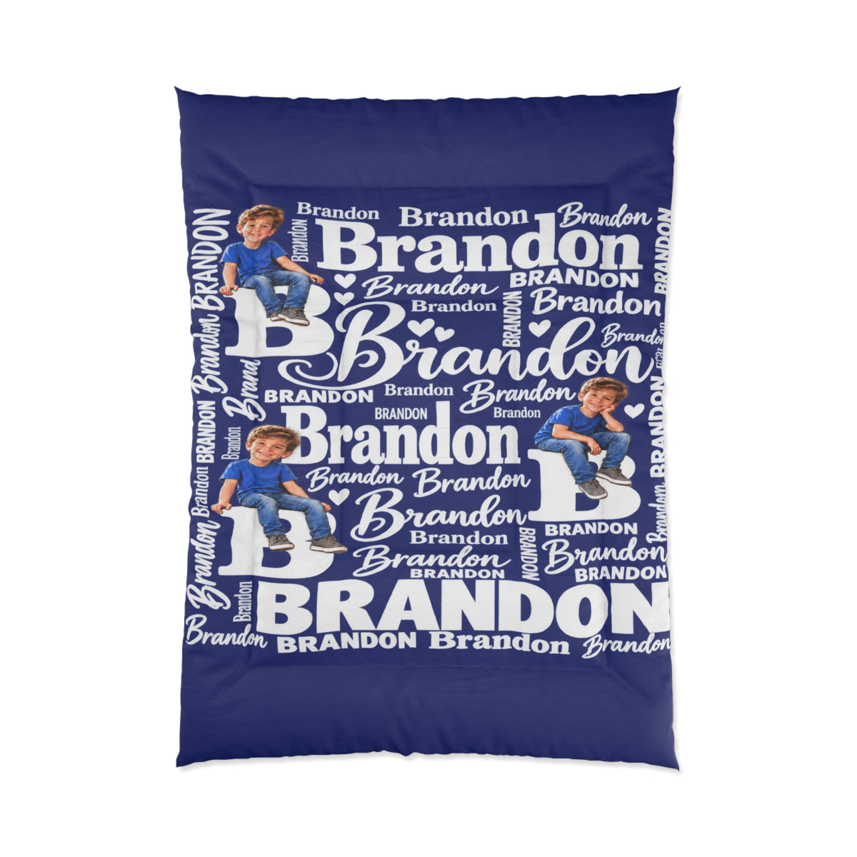 Copy of Personalized Children’s Comforter With Their Likeness and Name 2