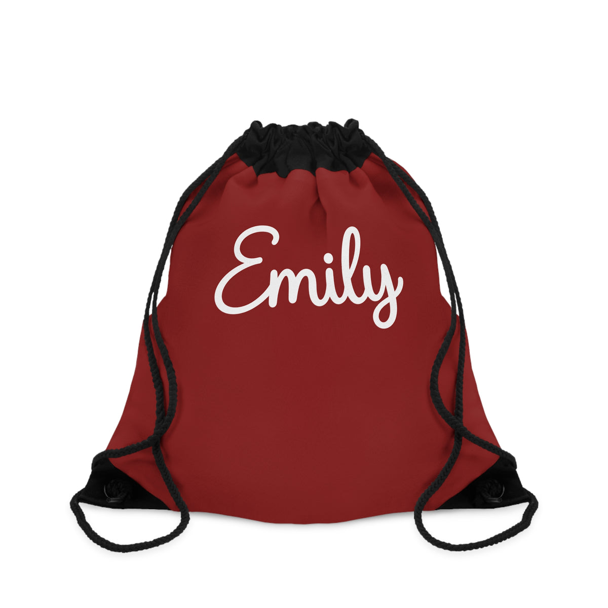 Personalized Rainbow/Solid Name Drawstring Bag