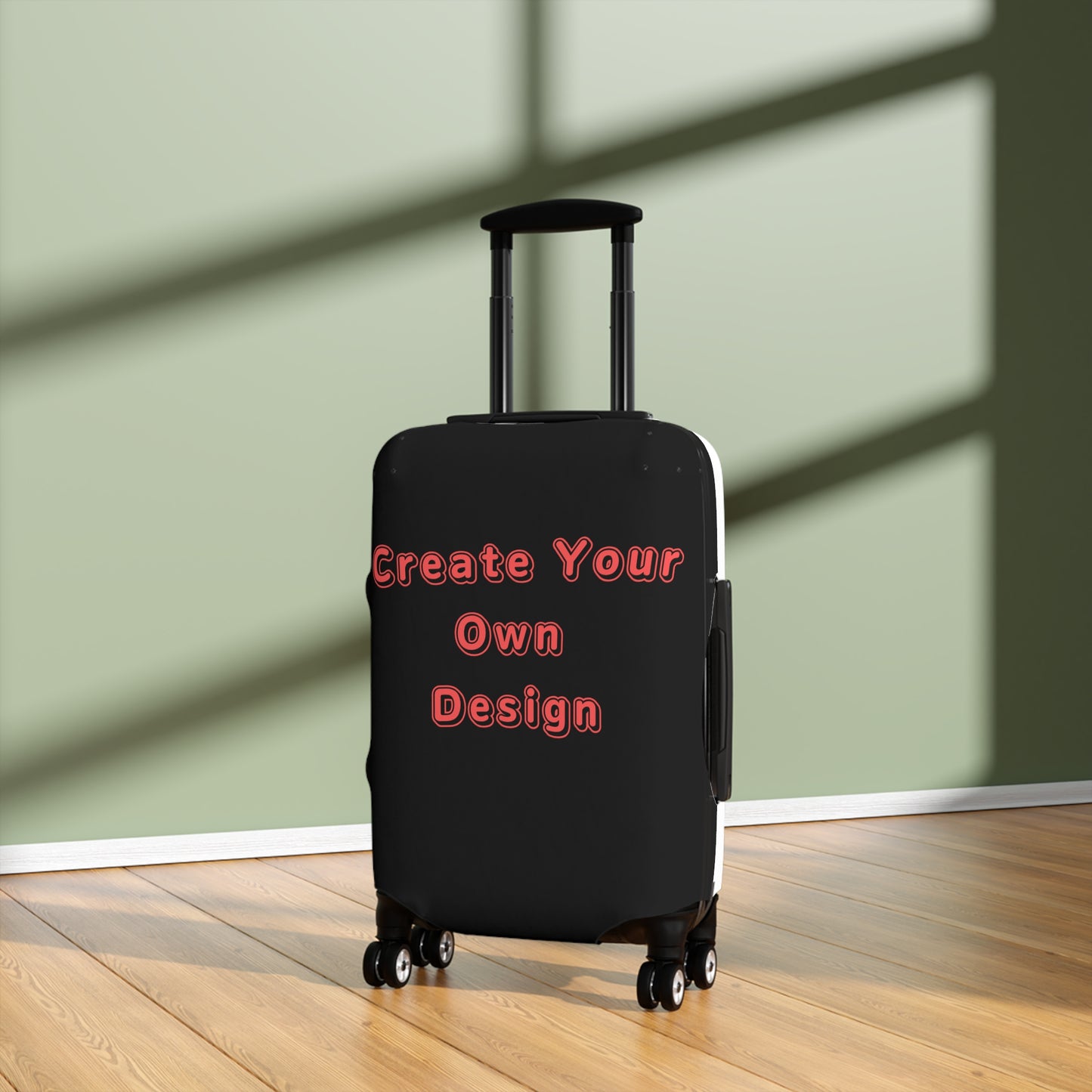 Custom Luggage Cover — Personalized 'Create Your Own Design' Suitcase Protector