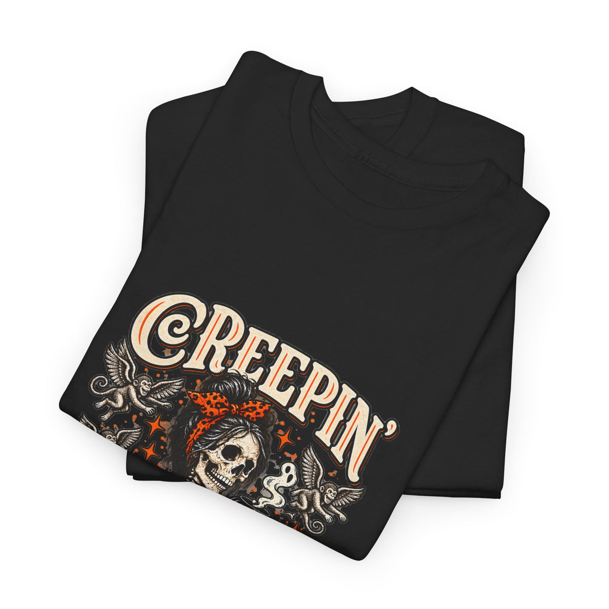 Personalized Creepin Together Skeleton Halloween T-Shirts