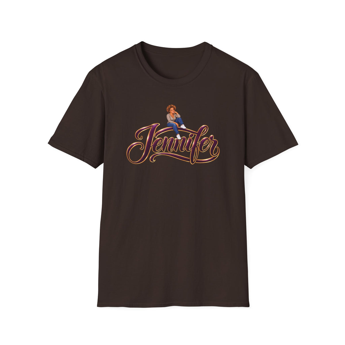Personalized Name and Illustrated Likeness T-Shirt