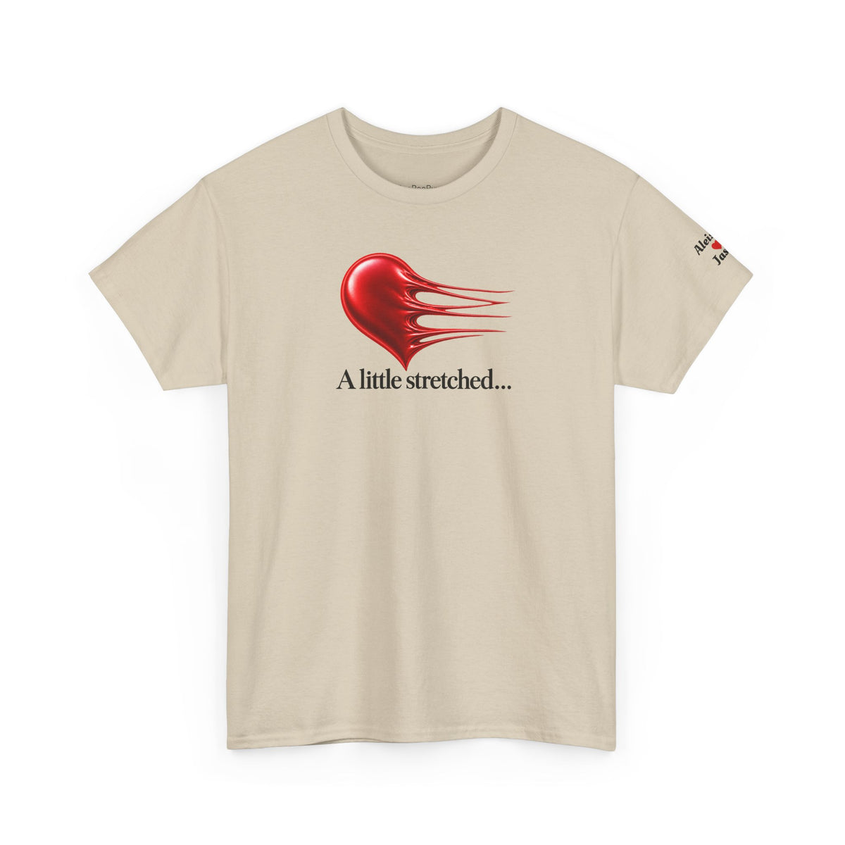 Personalize this Couples T-Shirt A little stretched...Still Attached - for those with longevity
