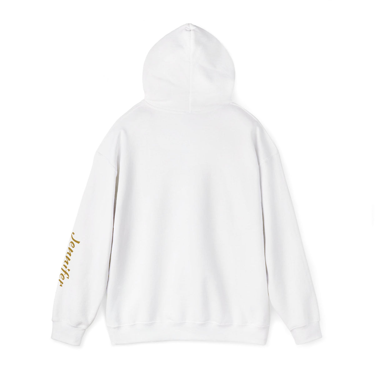 Personalized Portrait Hoodie With Custom Name & Sleeve Design