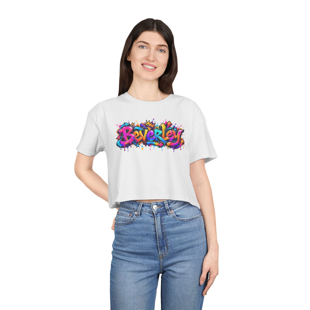 Graffiti Crop Tee
