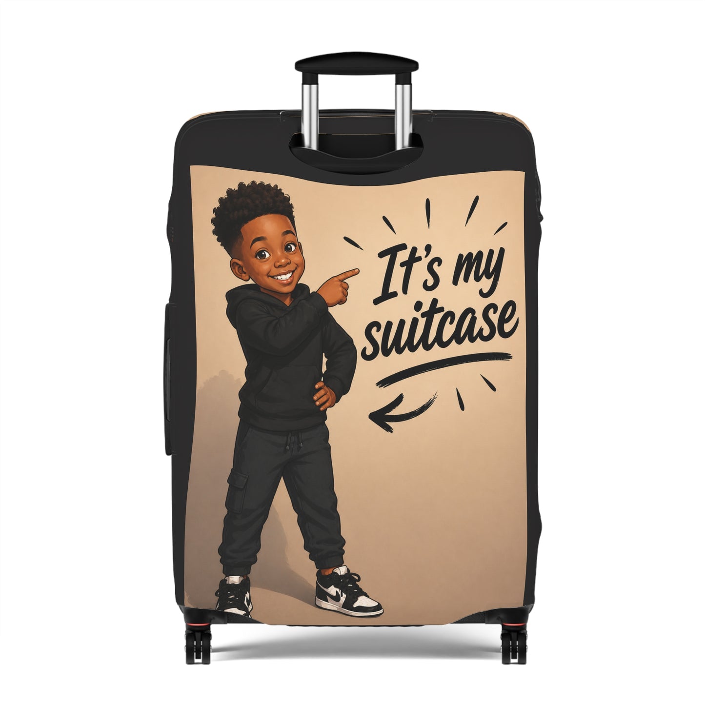 Personalized Child's Luggage Cover - Add their likeness to their cover