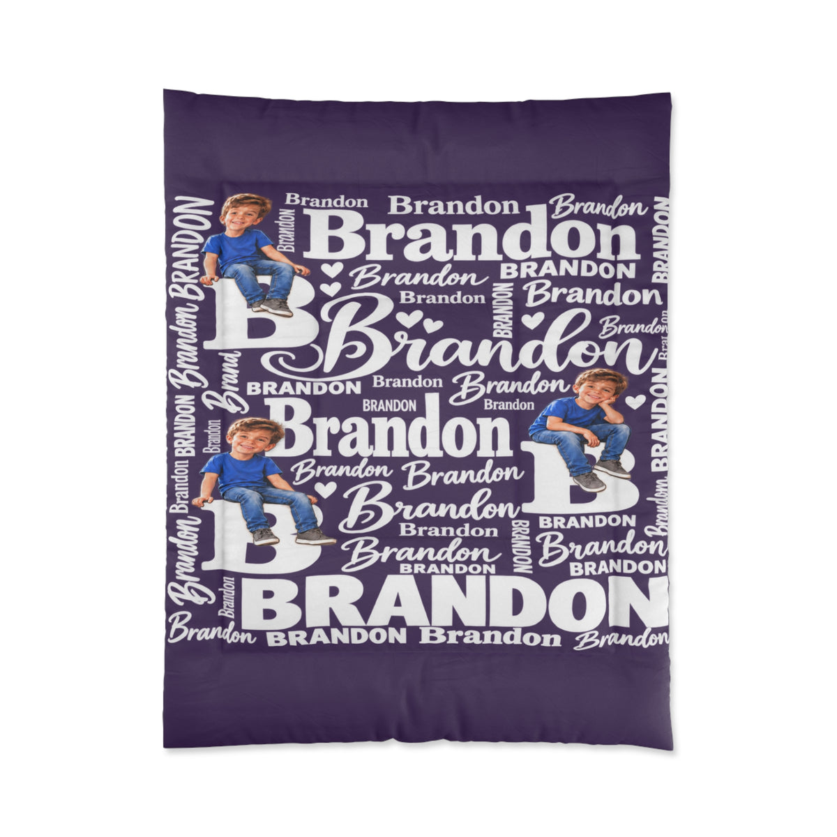 Copy of Copy of Copy of Personalized Children’s Comforter With Their Likeness and Name 2