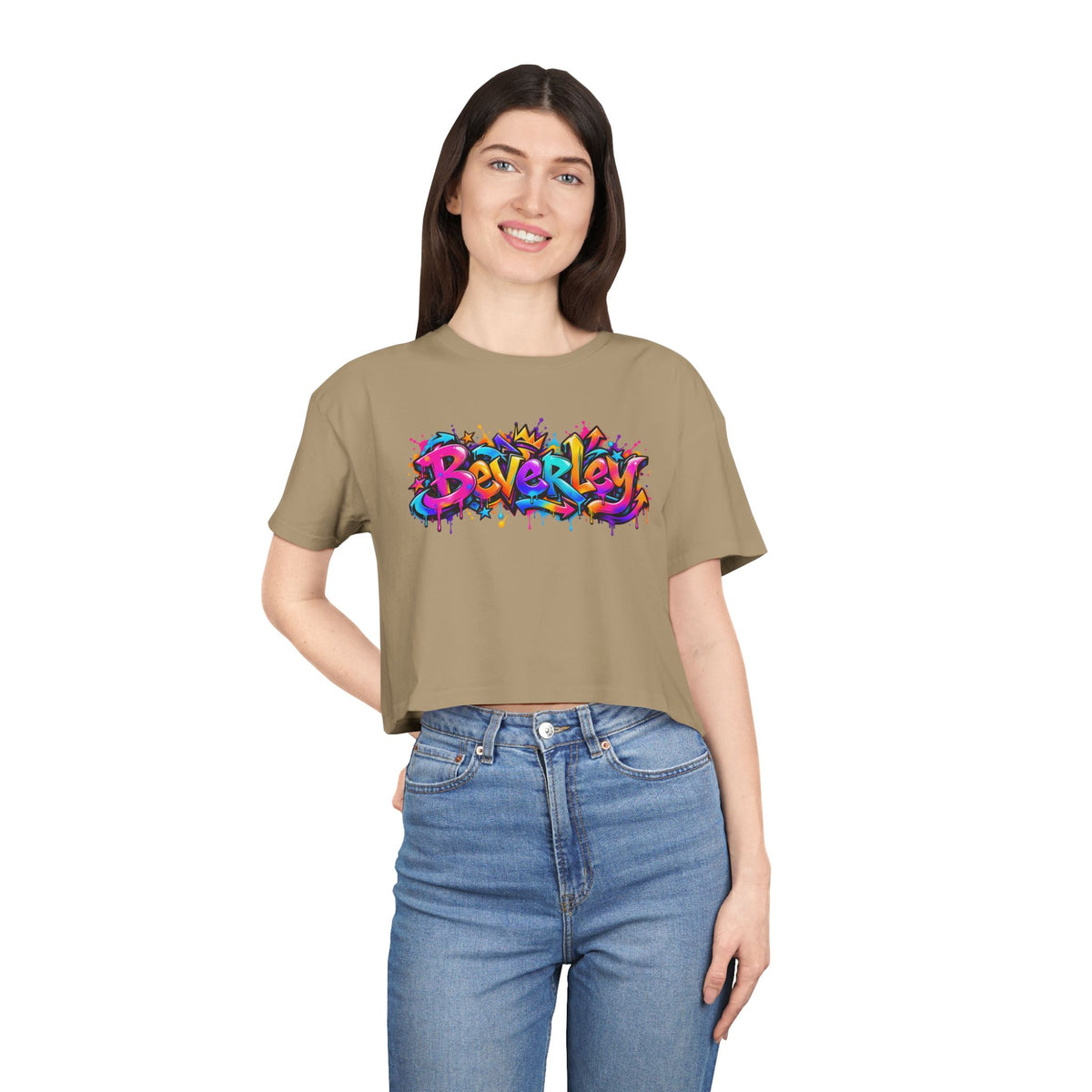 Graffiti Crop Tee