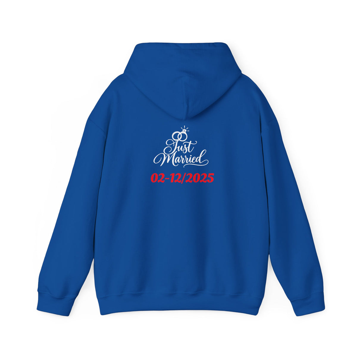 Personalized Mr. & Mrs. Couples Hoodies With Name and Wedding Date