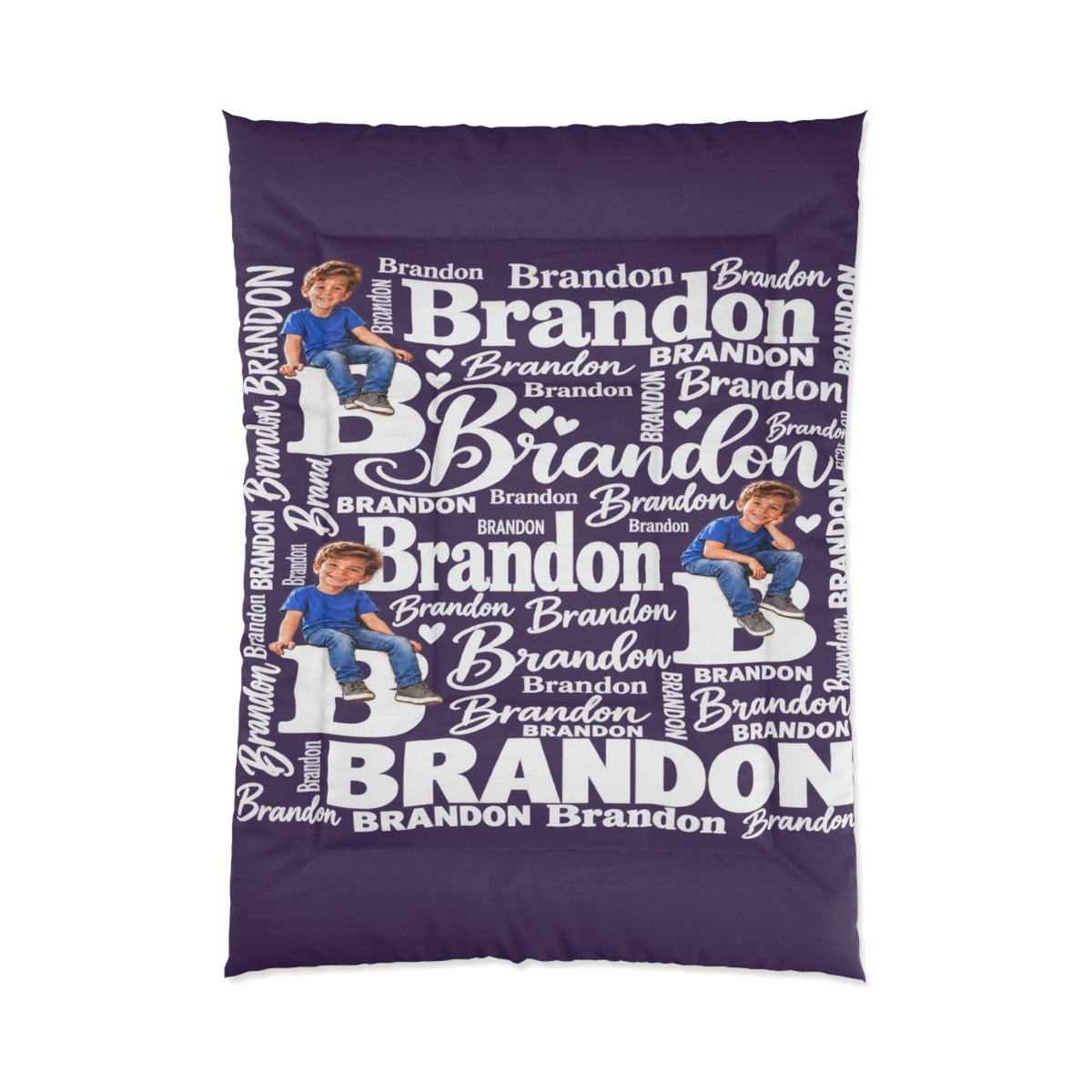 Personalized Children’s Comforter With Their Likeness and Name 2