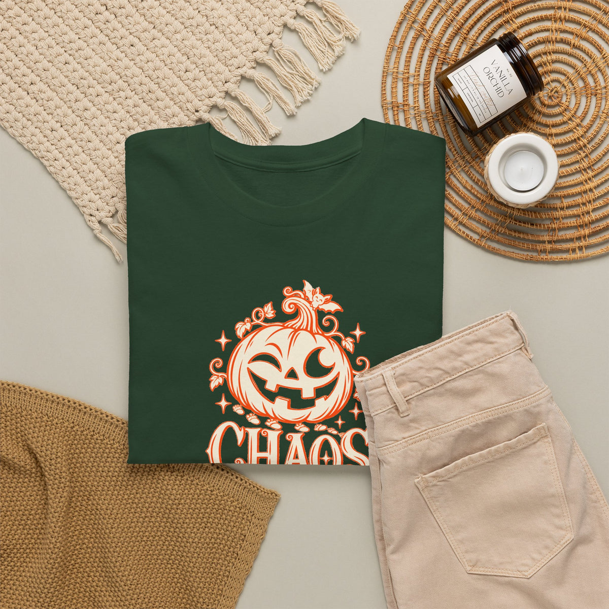 Personalized “ Chaos ” Couples T-Shirt Set - Live