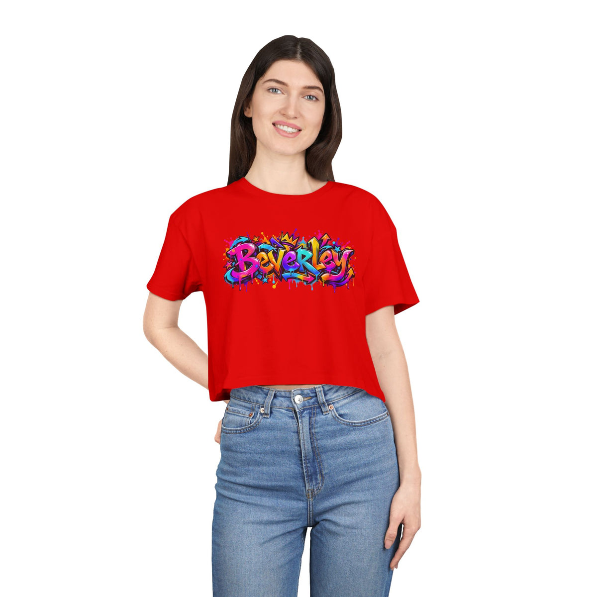 Graffiti Crop Tee