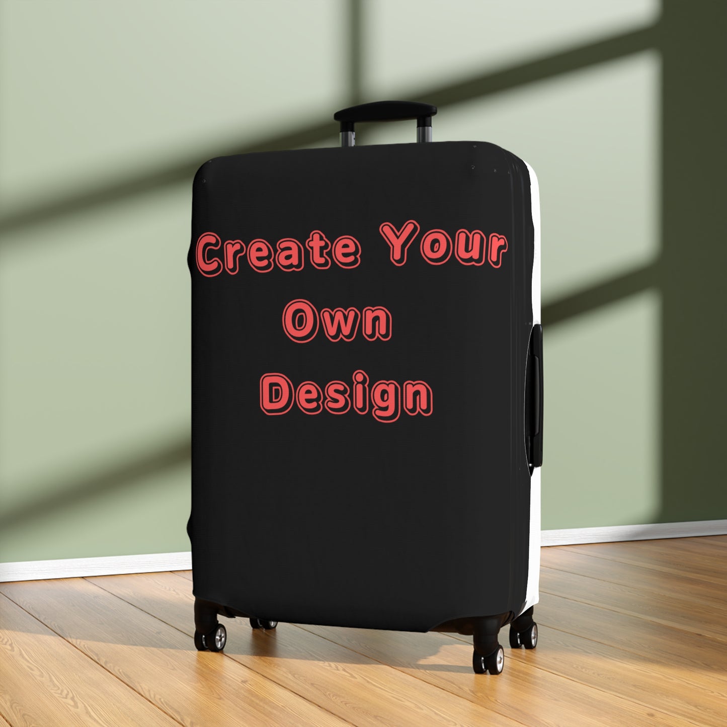 Custom Luggage Cover — Personalized 'Create Your Own Design' Suitcase Protector