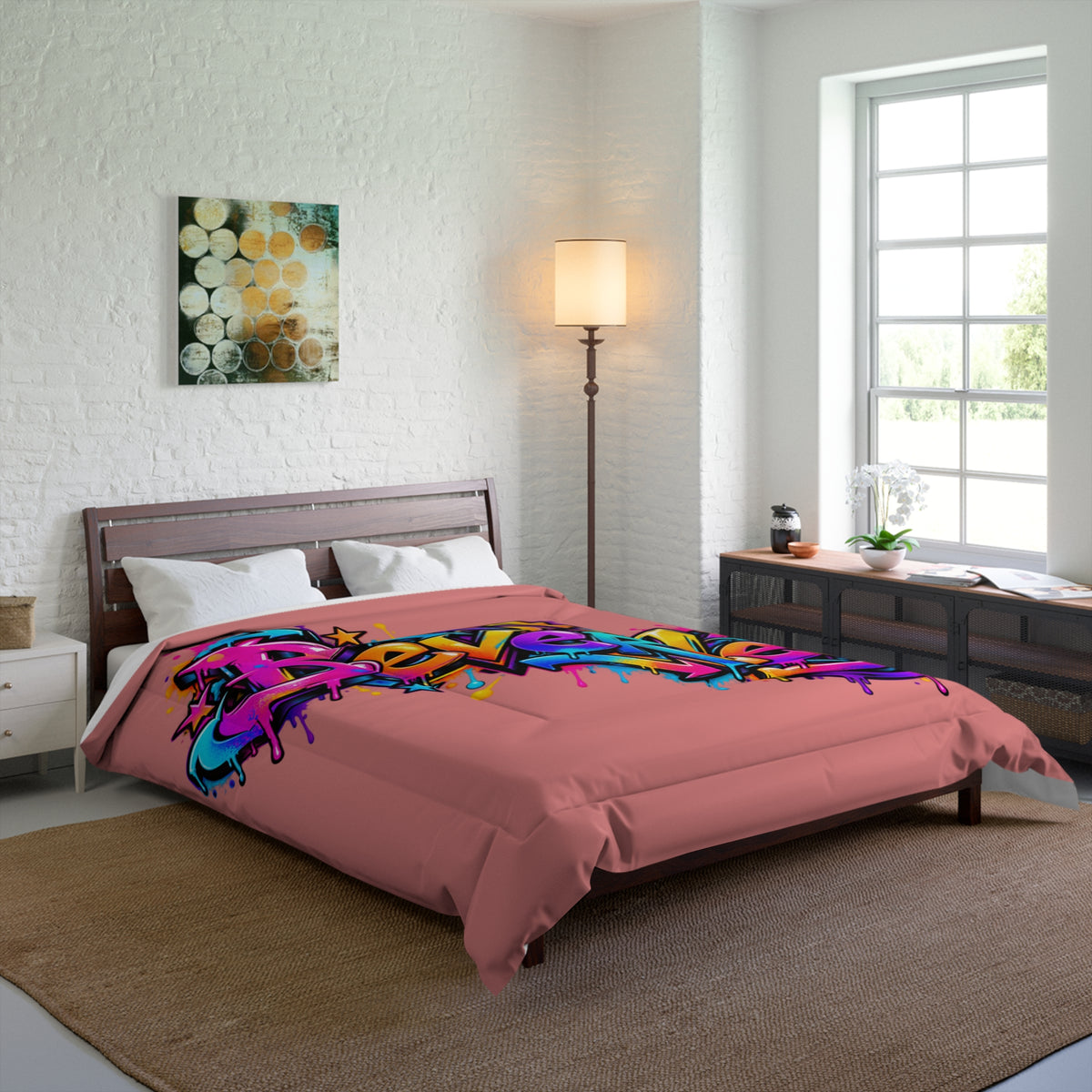 Copy of Copy of Copy of Copy of Graffiti Name Comforter — Custom 'Tommy' Street Art Bedding