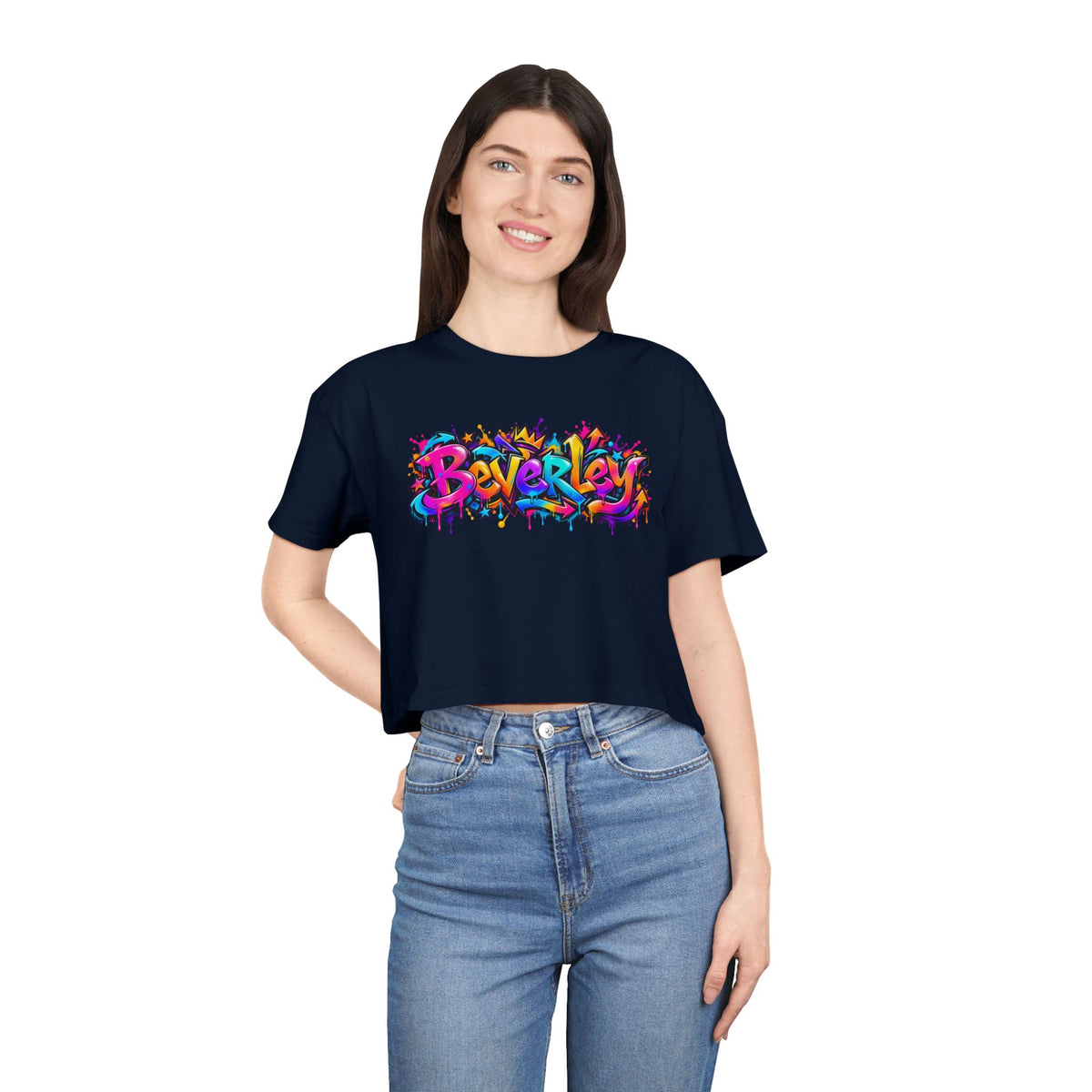 Graffiti Crop Tee