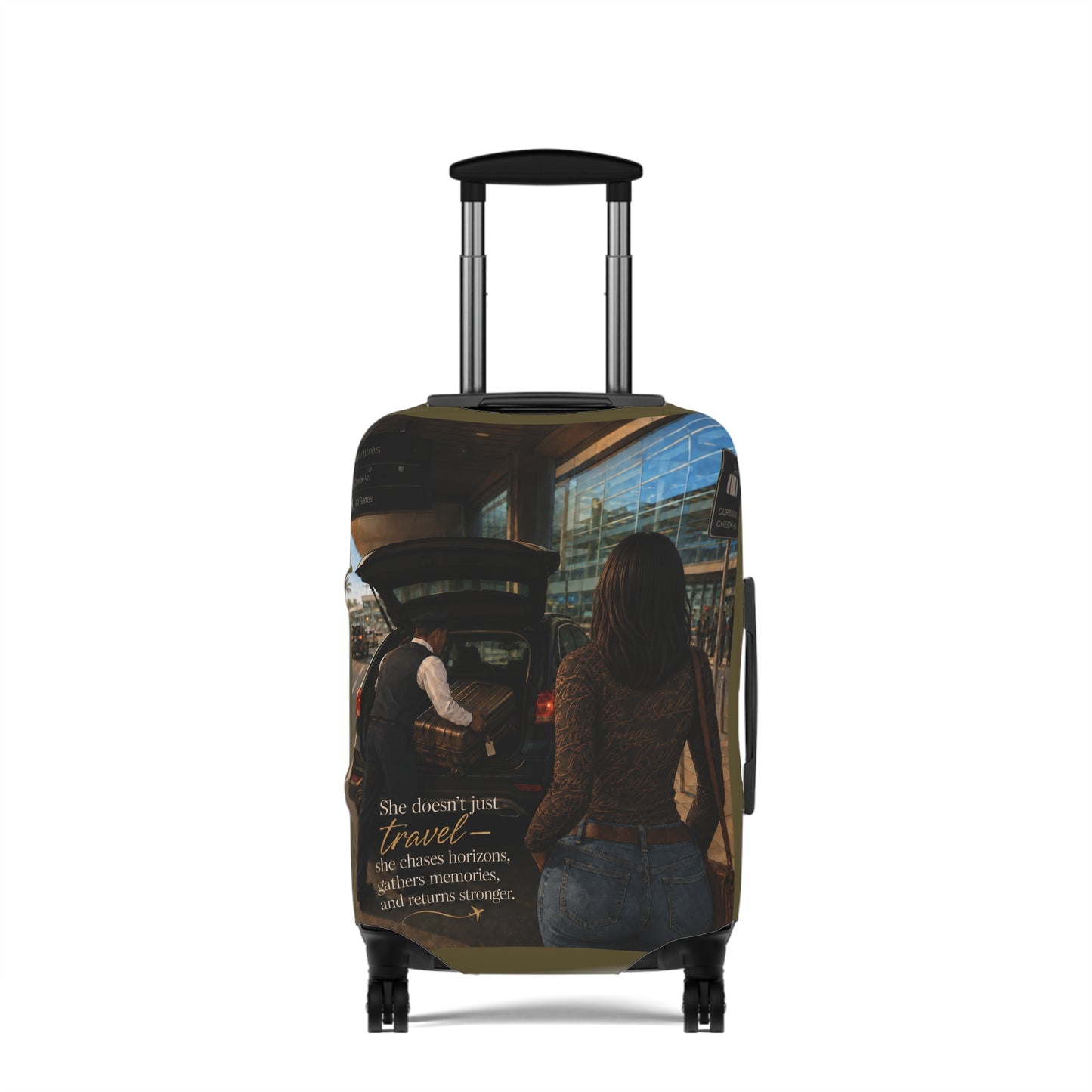 Personalized Travel Luggage Cover 2 — Inspired by your likeness
