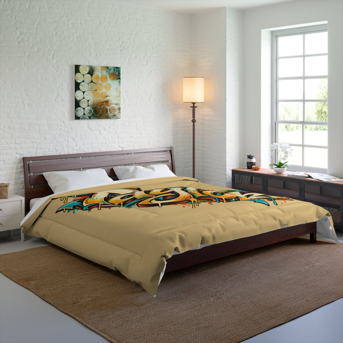 Copy of Copy of Copy of Graffiti Name Comforter — Custom 'Tommy' Street Art Bedding