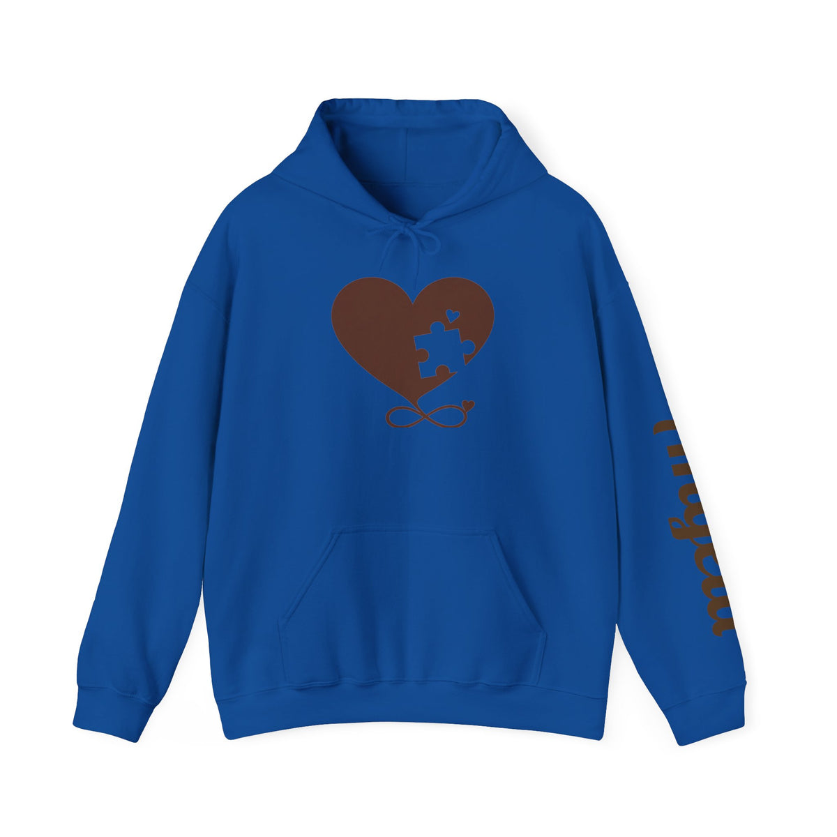 Mochi Heart Puzzle Graphic Hoodies for Couple - Personalize it