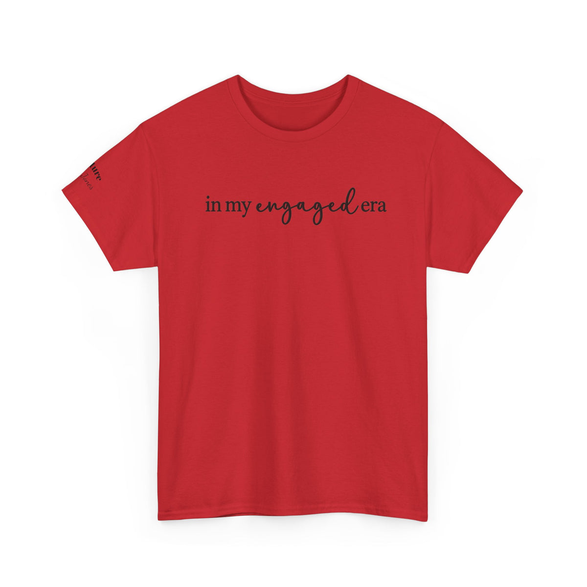 Personalized “In My Engaged Era” T-Shirt With Future Last Name