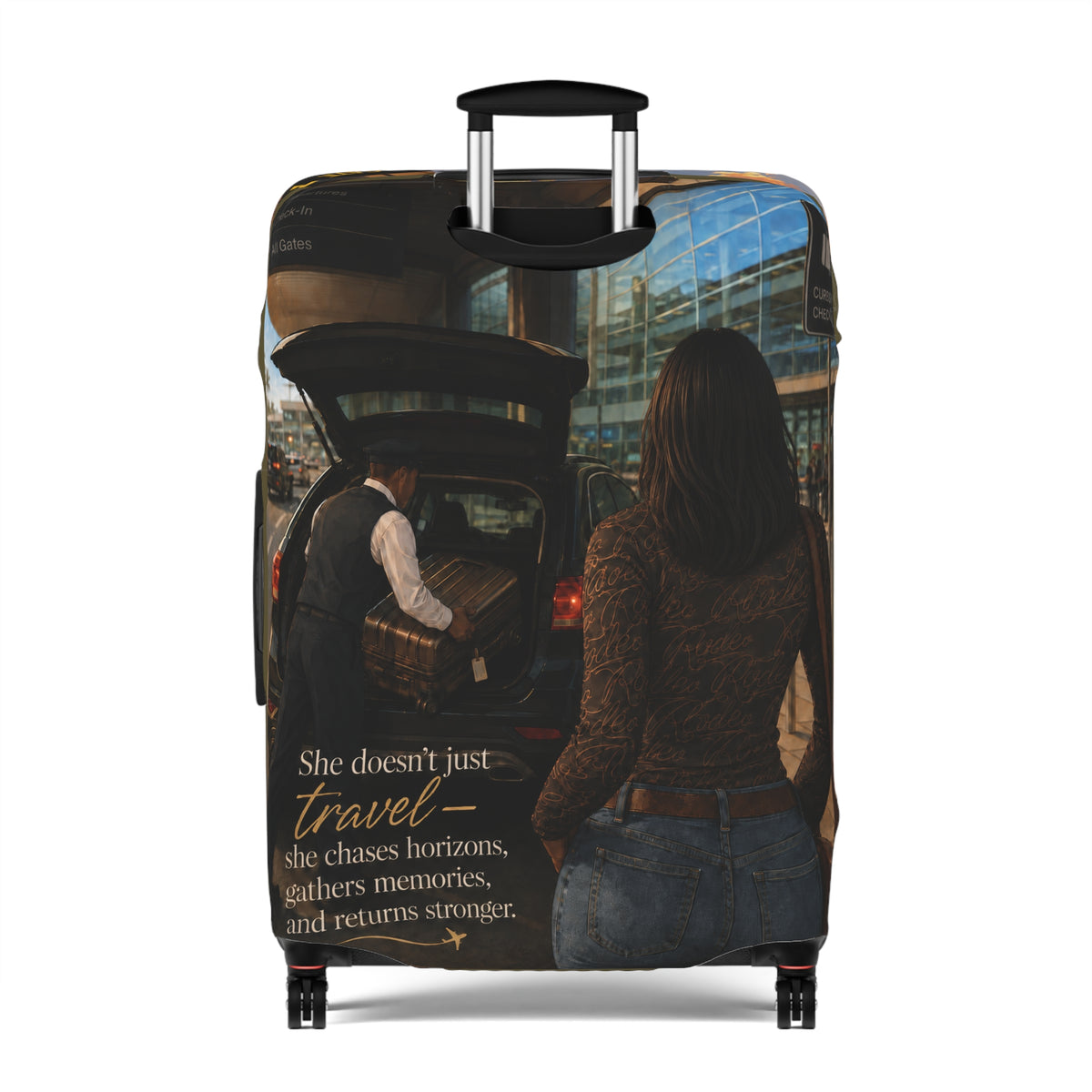 Personalized Travel Luggage Cover 2 — Inspired by your likeness