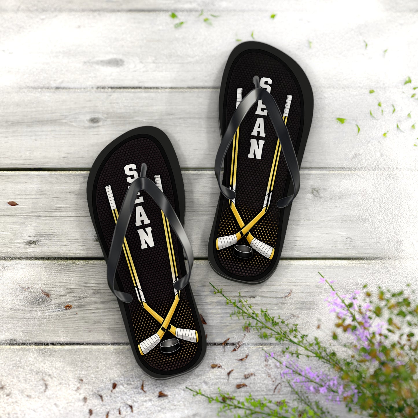 Personalized Men's Vintage Flip Flop Lounge Sandals - variety of styles