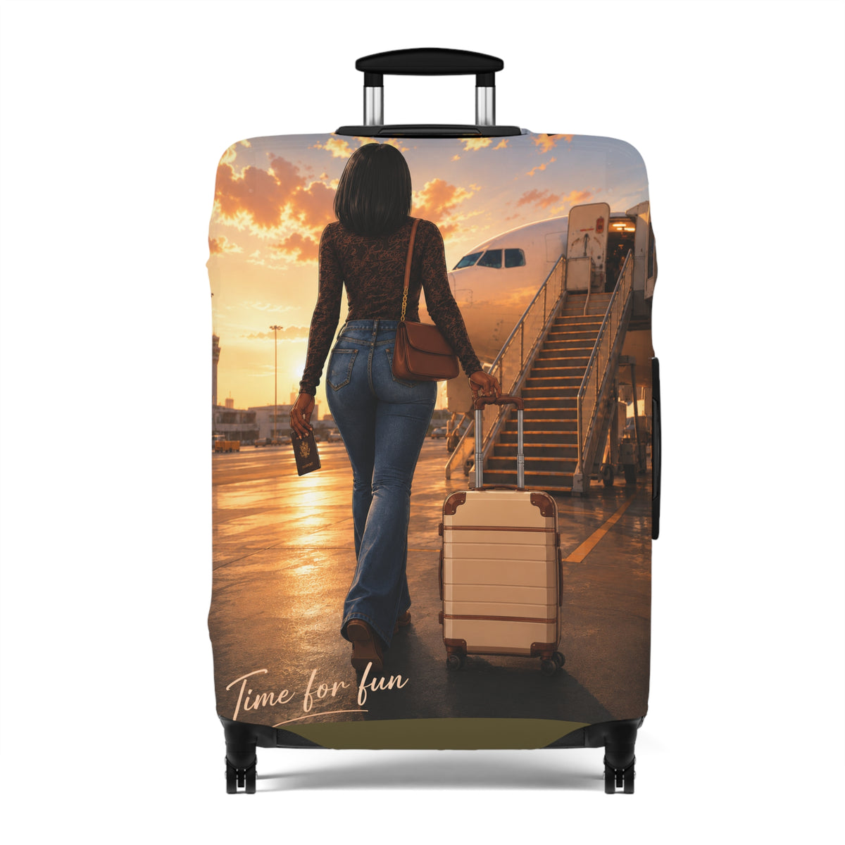 Personalized Travel Luggage Cover 2 — Inspired by your likeness