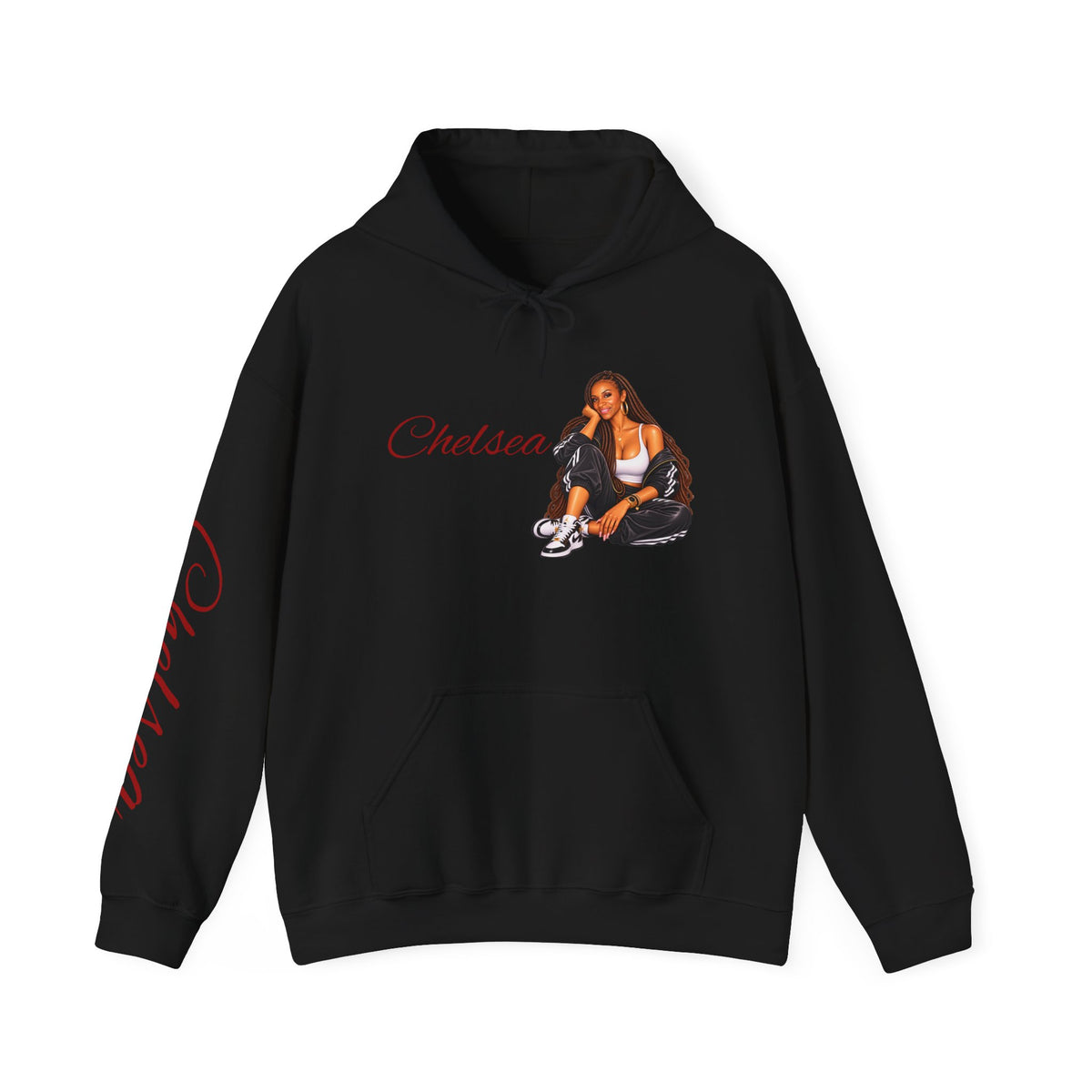 Personalized Hoodie With Your Illustrated Likeness and Name