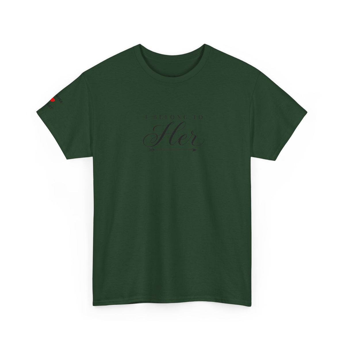 Personalized “I Belong to Him” & “I Belong to Her” Couples T-Shirts