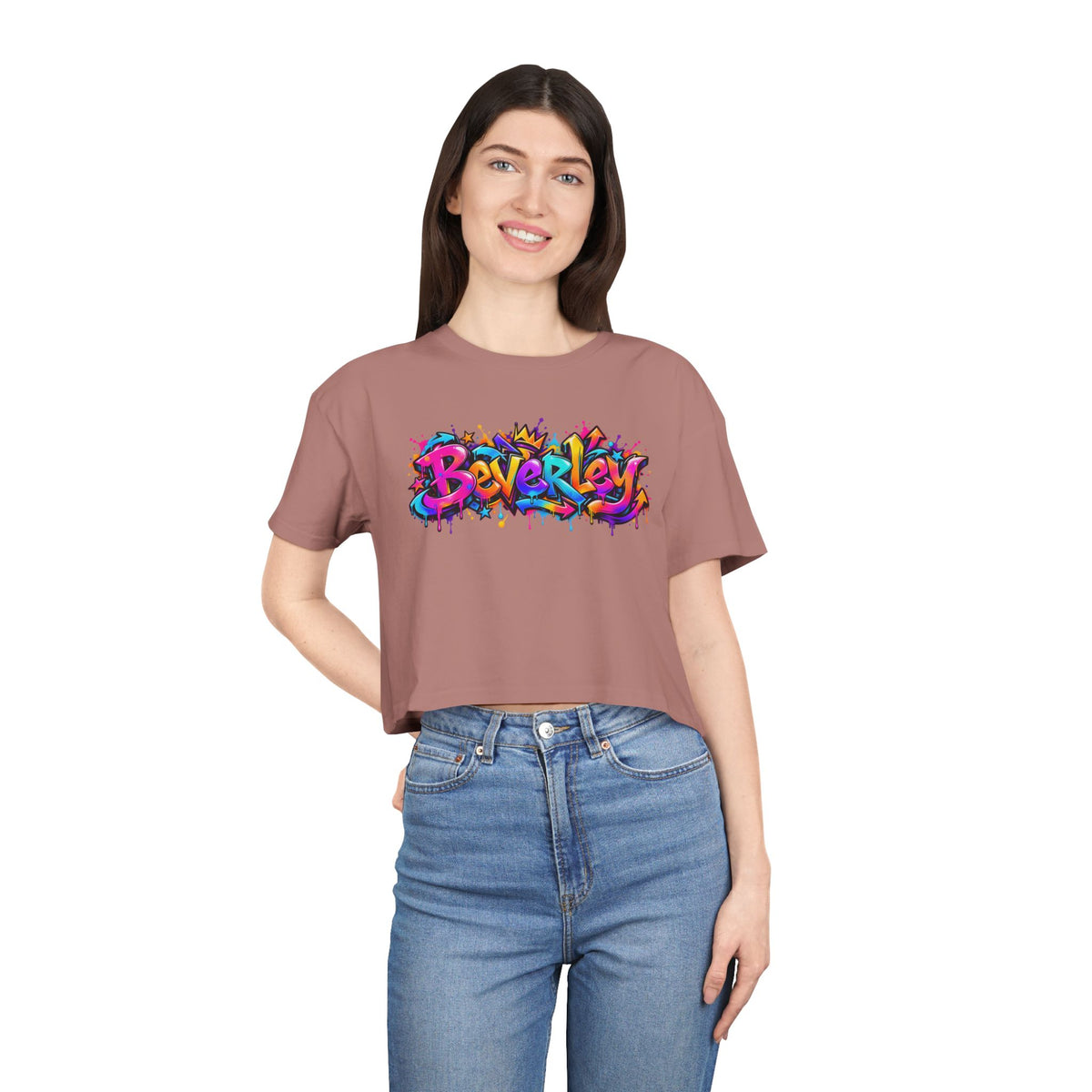 Graffiti Crop Tee