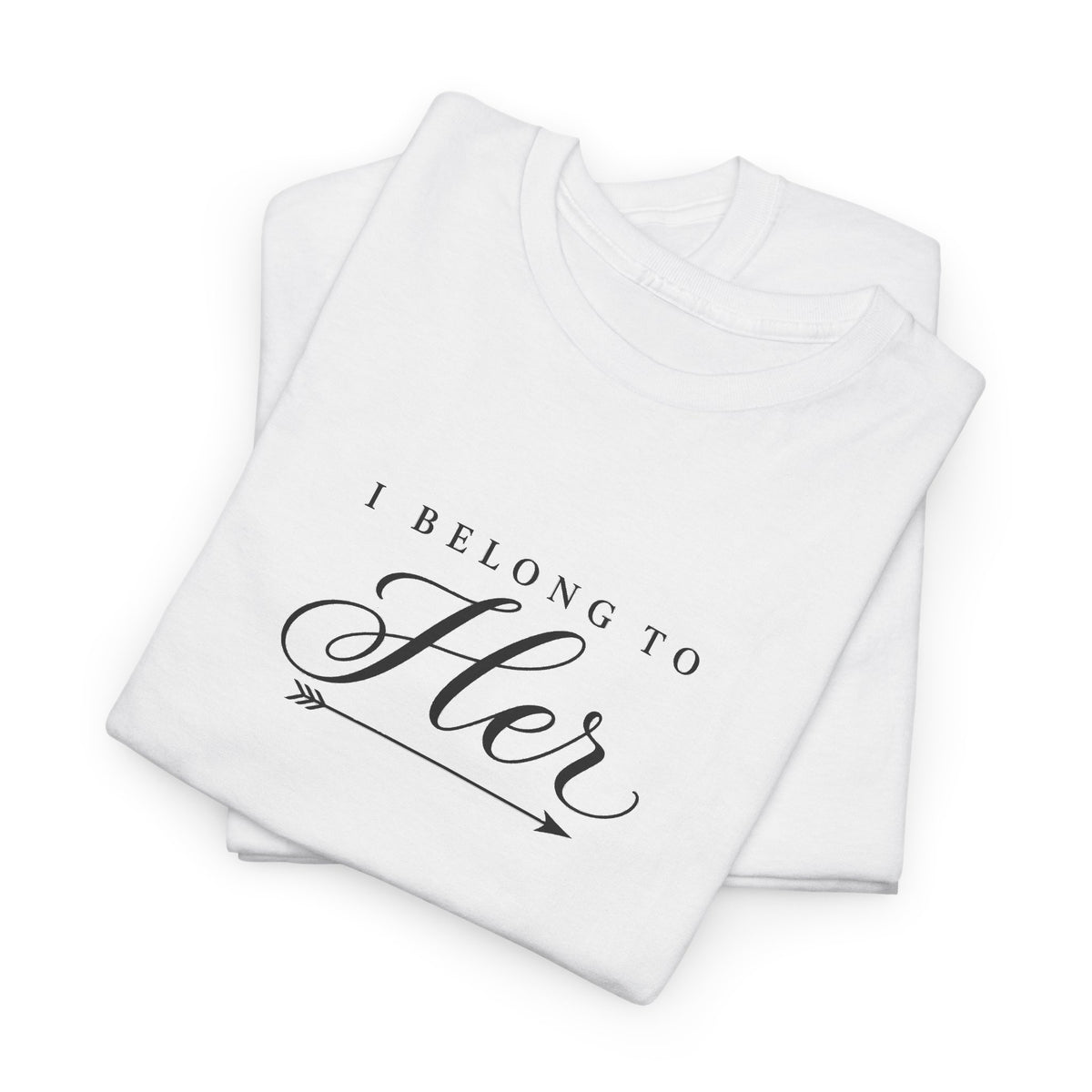 Personalized “I Belong to Him” & “I Belong to Her” Couples T-Shirts