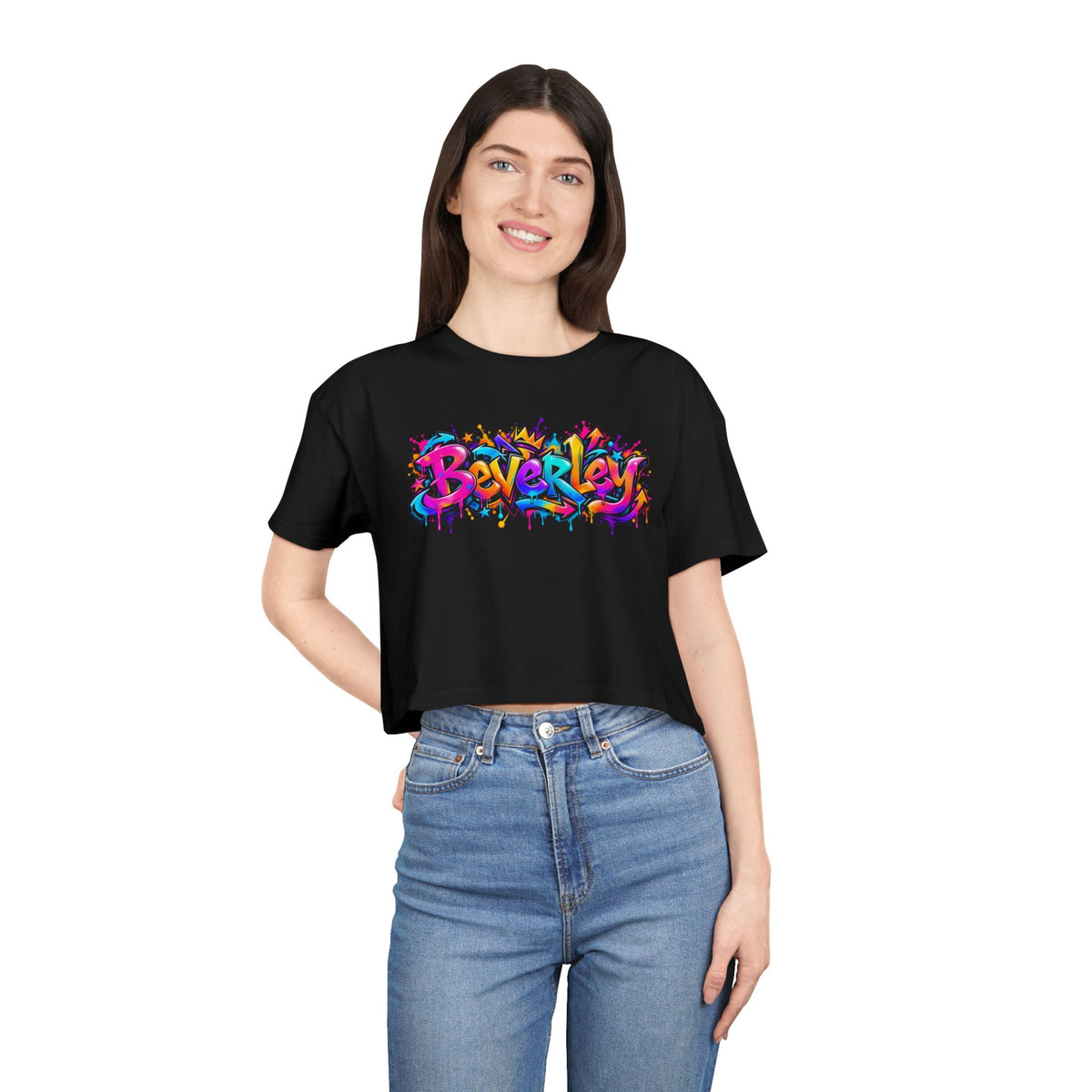 Graffiti Crop Tee