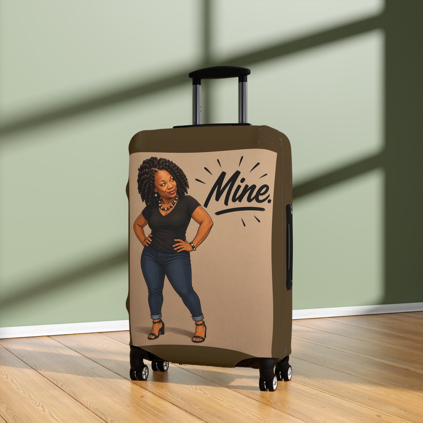 Personalized "Your Likeness" Luggage Cover
