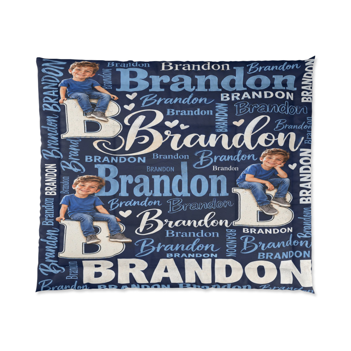 Personalized Children’s Comforter With Their Likeness and Name 2