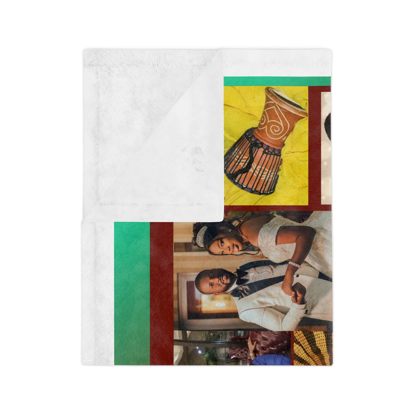 Personalized Black Love Blanket — 'Black Love Velveteen Microfiber Keepsake