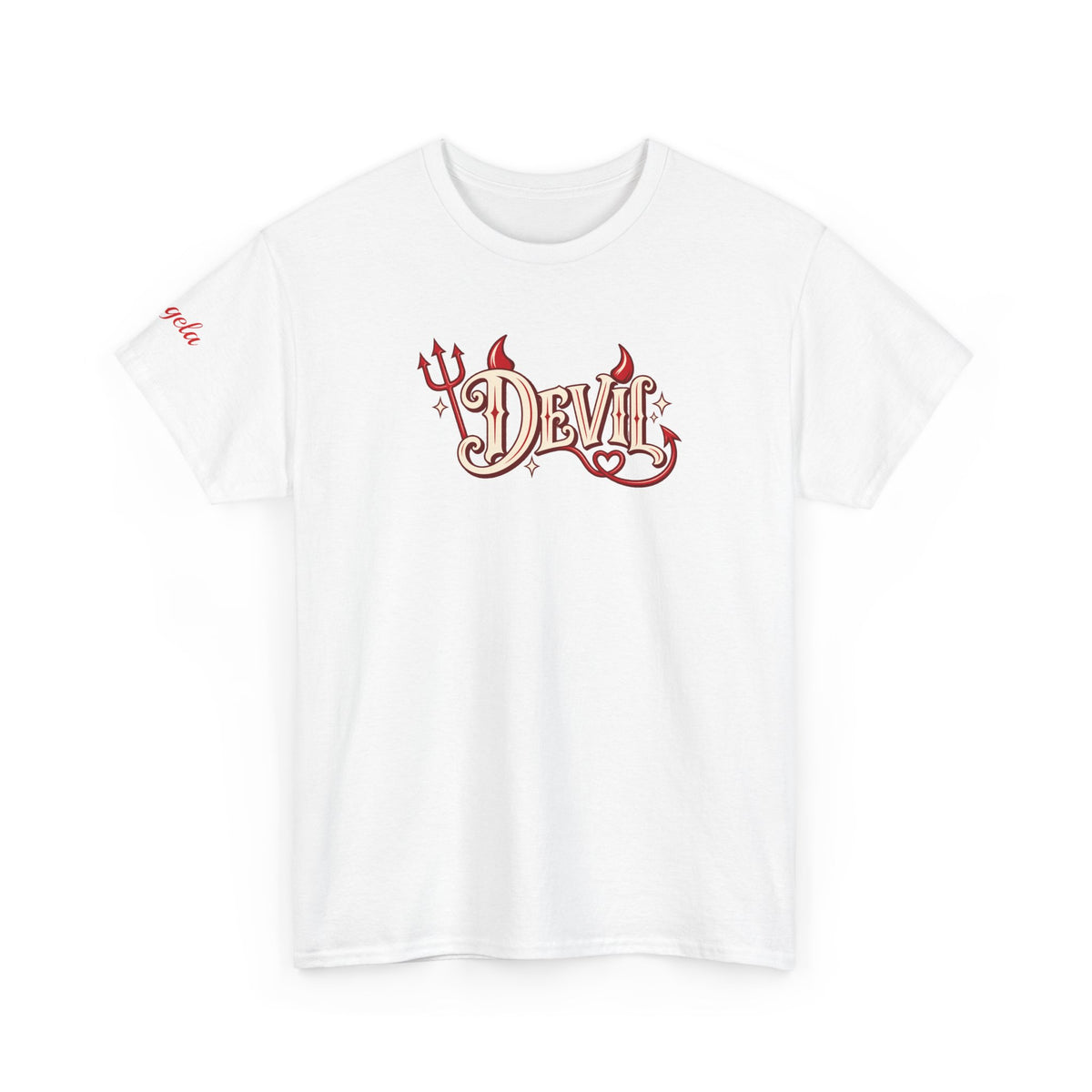 Personalized “I Put the D in Devil” Couples T-Shirt Set- live personalization