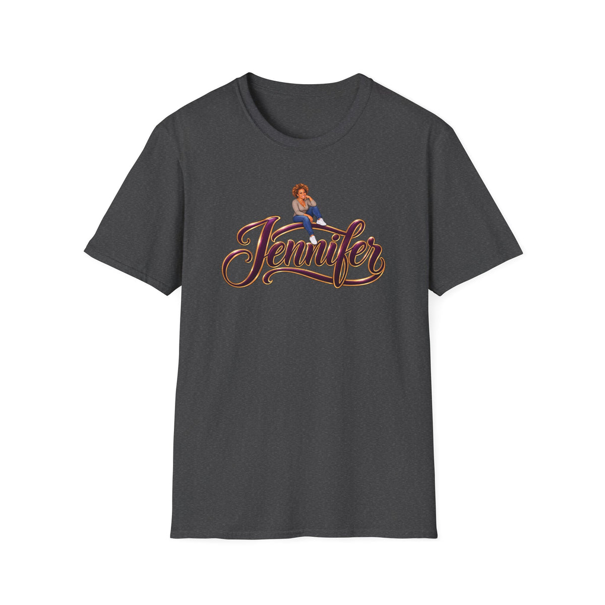 Personalized Name and Illustrated Likeness T-Shirt