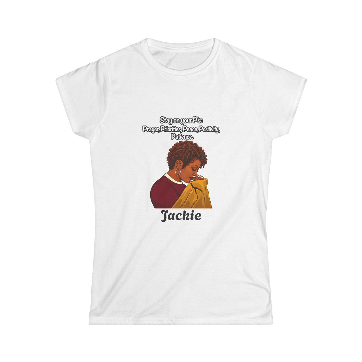 Personalized Inspirational and faith based Message Tee - Your Likeness, Your name