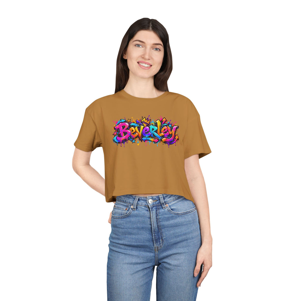 Graffiti Crop Tee