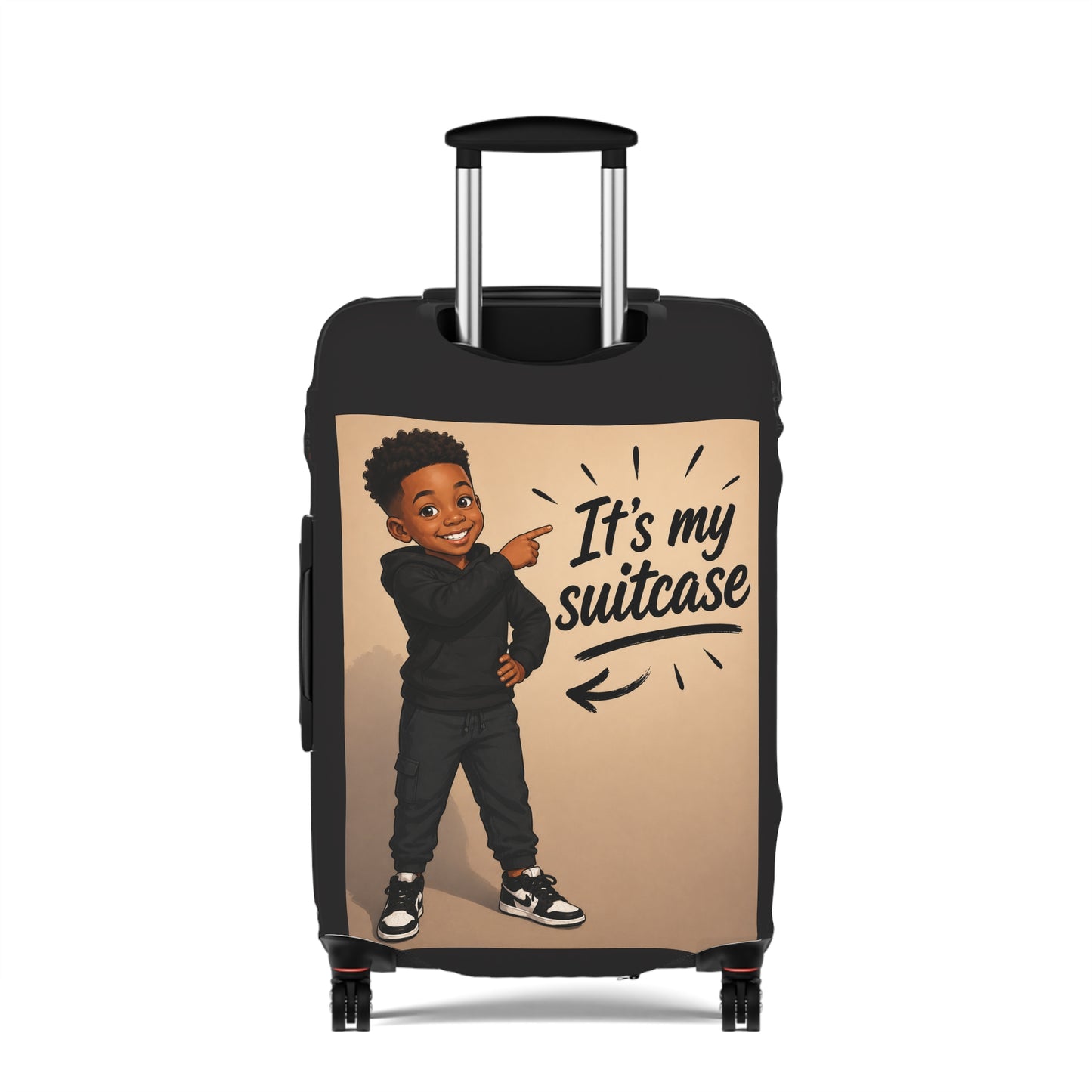 Personalized Child's Luggage Cover - Add their likeness to their cover