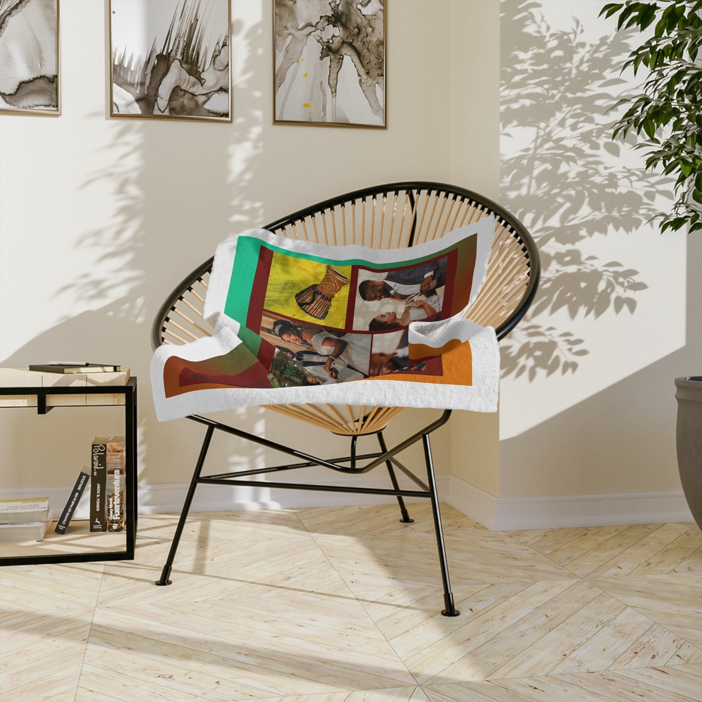 Personalized Black Love Blanket — 'Black Love Velveteen Microfiber Keepsake