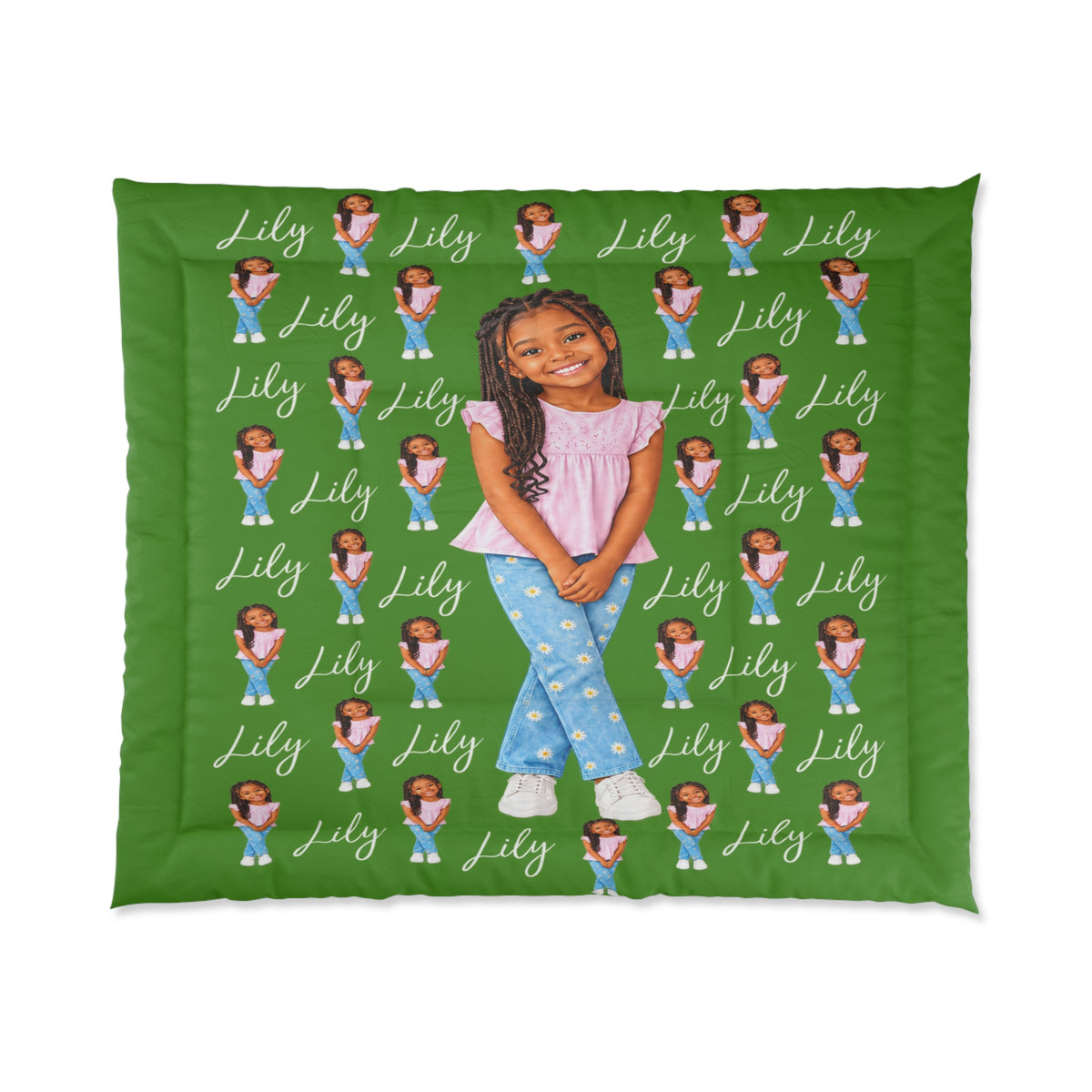 Copy of Personalized Children’s Comforter With Their Likeness and Name