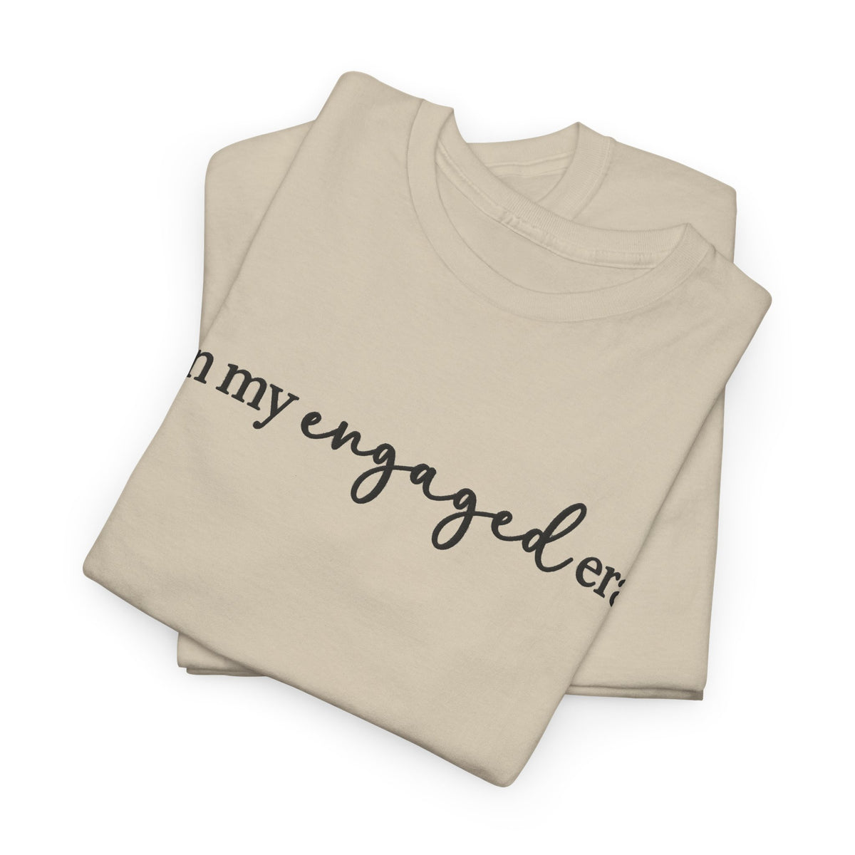 Personalized “In My Engaged Era” T-Shirt With Future Last Name