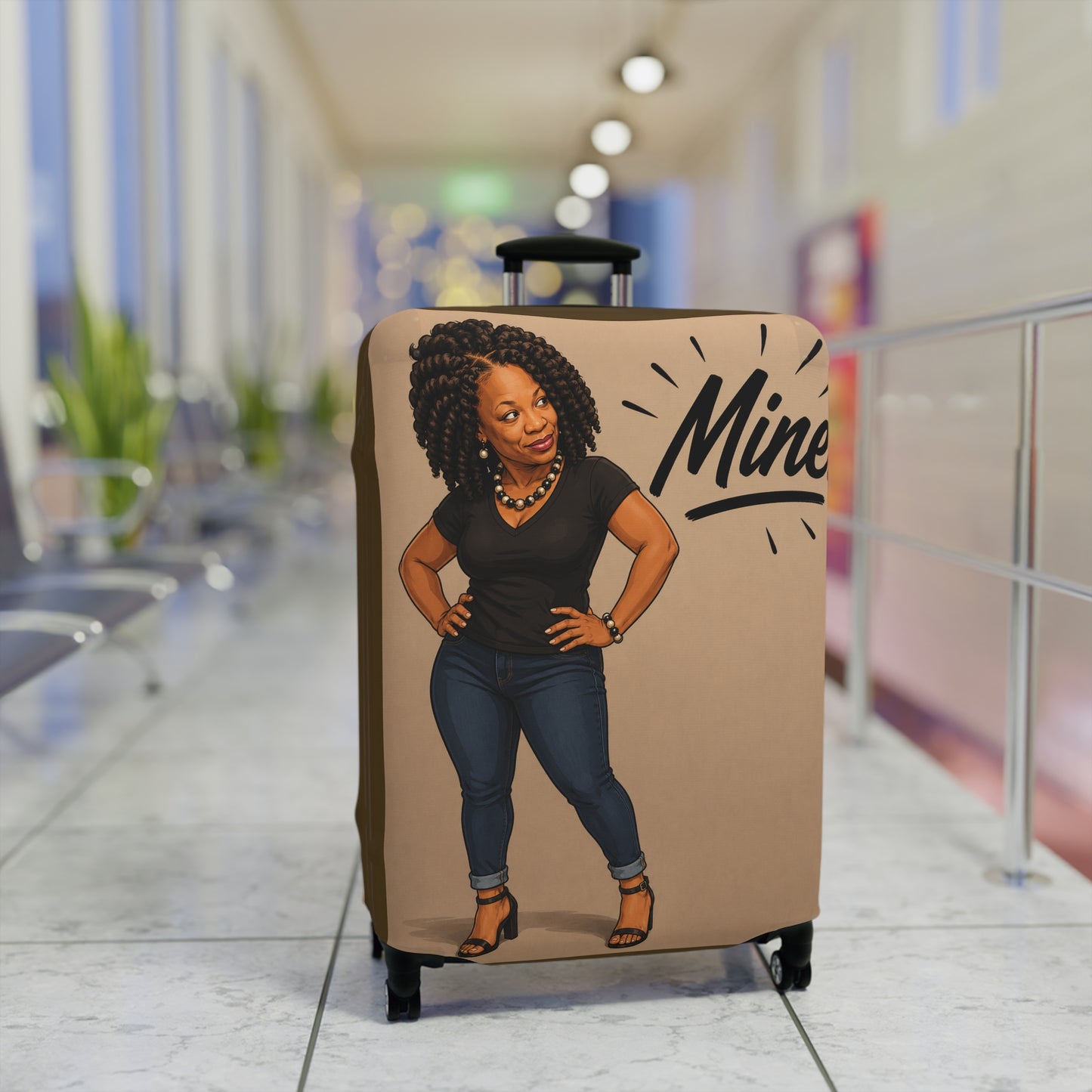 Personalized "Your Likeness" Luggage Cover