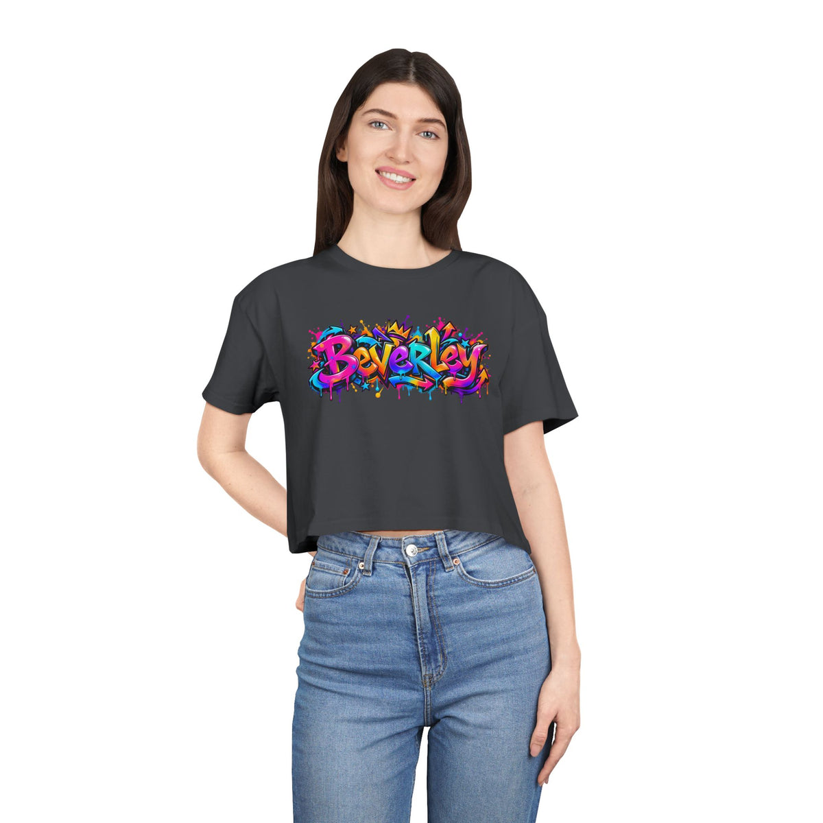 Graffiti Crop Tee