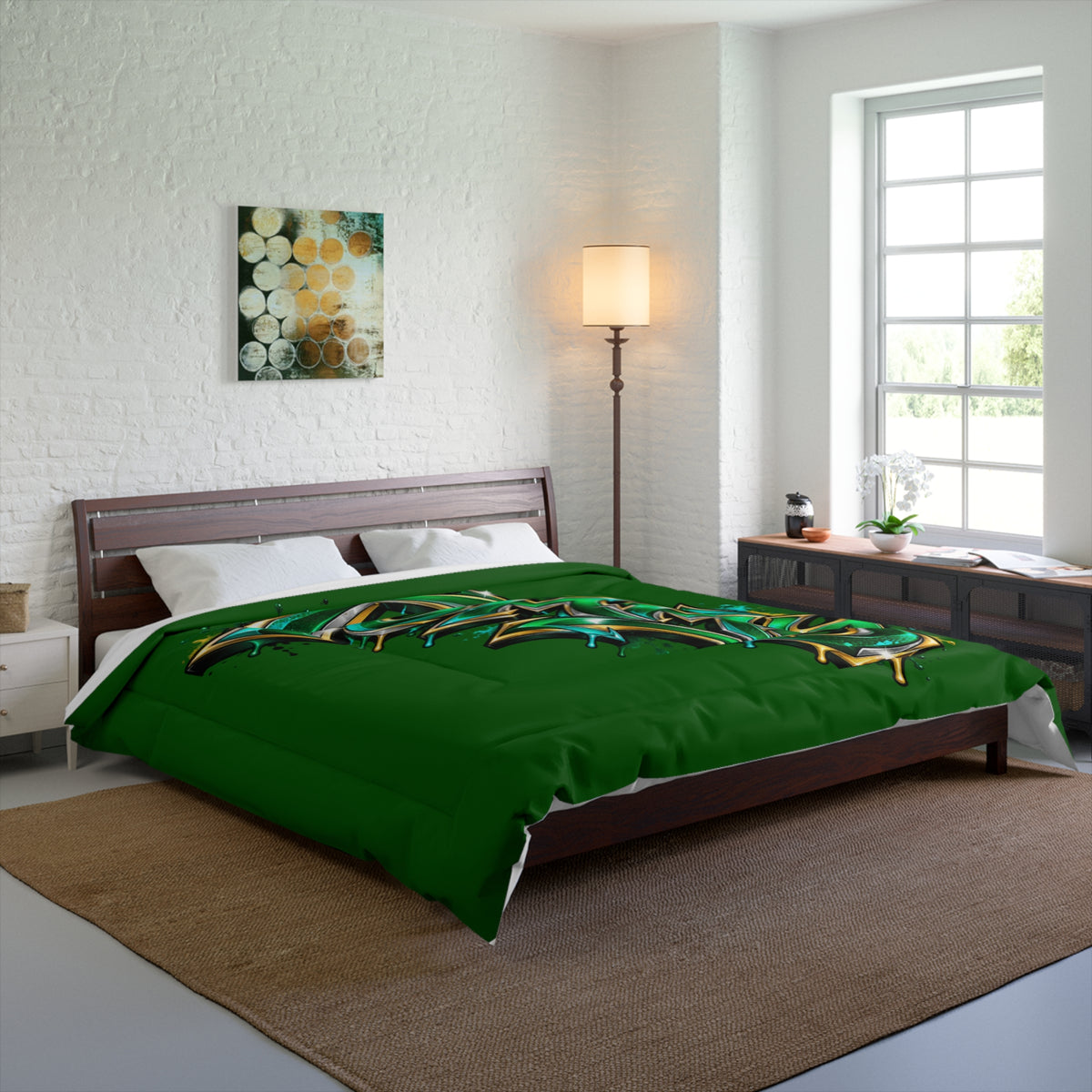 Copy of Copy of Graffiti Name Comforter — Custom 'Tommy' Street Art Bedding